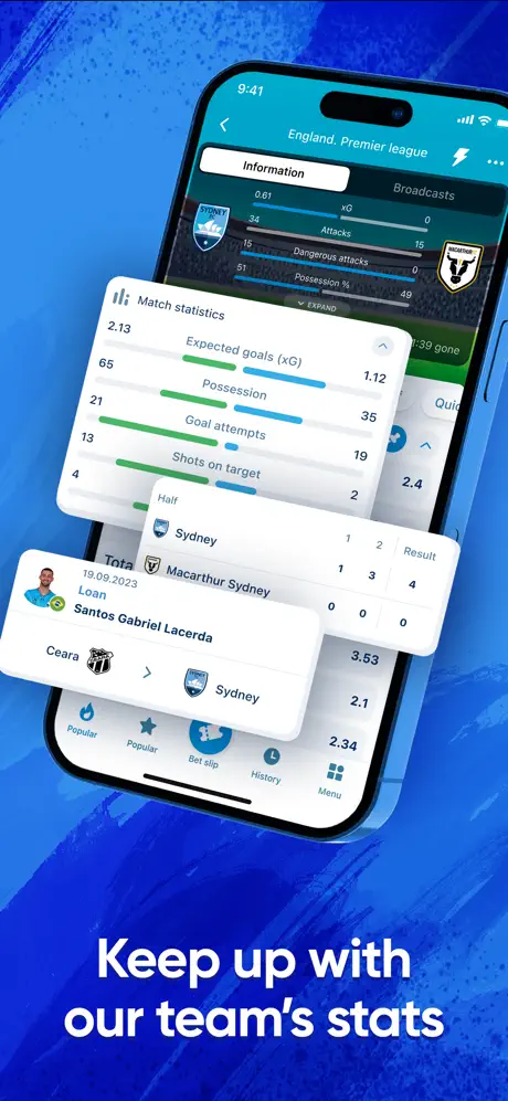 1xbet app - team stat